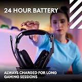 Logitech G Astro A50 LIGHTSPEED Wireless Gaming Headset + Base (Gen 5), PRO-G GRAPHENE, 3-System Switching, USB-C to Xbox, PS5, PC/Mac, Nintendo Switch, Switch 2, Bluetooth - Black - 8