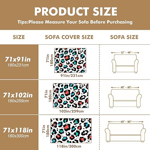 Vista 49 de Funda de sofá con estampado de limón, fundas de sofá resistentes a las manchas, protector universal de muebles
