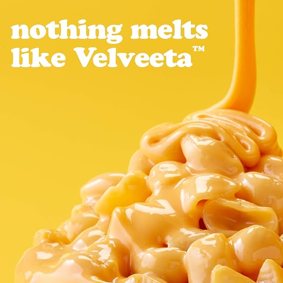 Velveeta Shells & Cheese Pasta with Cheese Sauce & 2% Milk Cheese Meal (12 ct Pack, 12 oz Boxes)