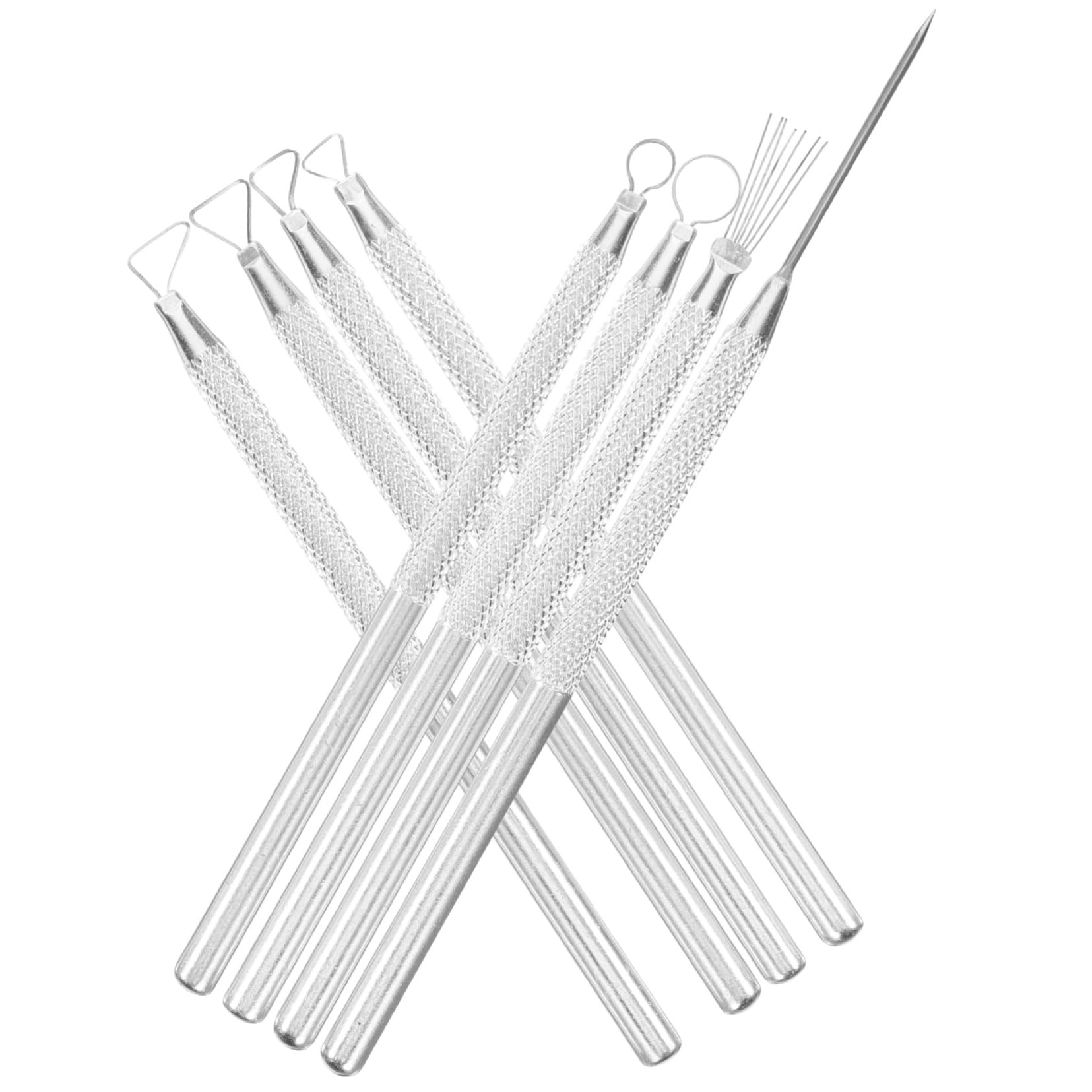 jojofuny 5 Set Strumenti per Intagliare Argilla Aghi per Scultura Dettagli Precisi per Creazioni Ceramica E Fai da Te 8 Pezzi*5