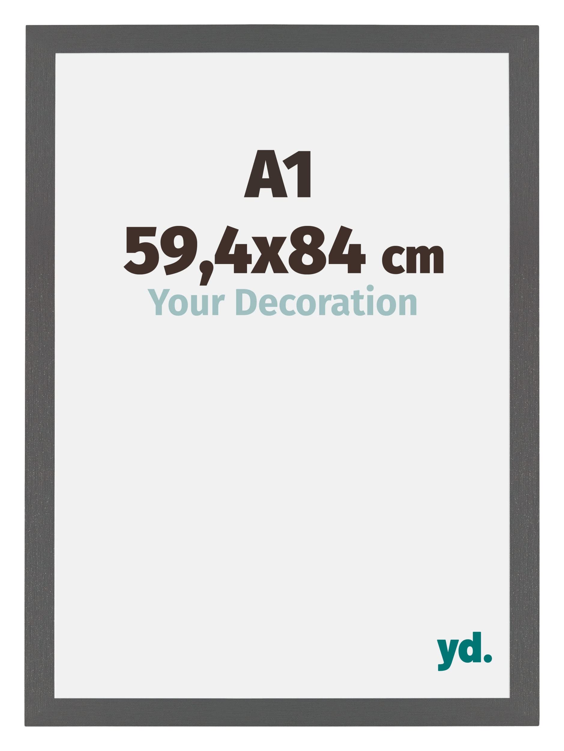 Your Decoration - Puzzle frame A1 59,4x84 - Anthracite - Puzzle frame 1500-2000 Pieces - MDF Photoframe - Mura
