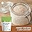 Kate Naturals Psyllium Husk Powder for Fiber, Digestion & Baking Bread. Mixes Easily with Juice & Smoothies (8oz, Organic, Gluten Free, Fine Ground)