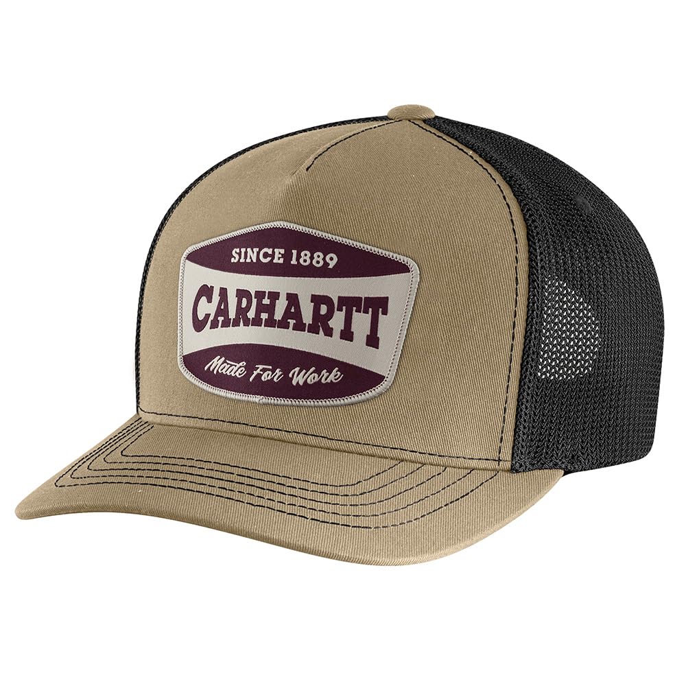 Men's Canvas Mesh-Back Patch Cap