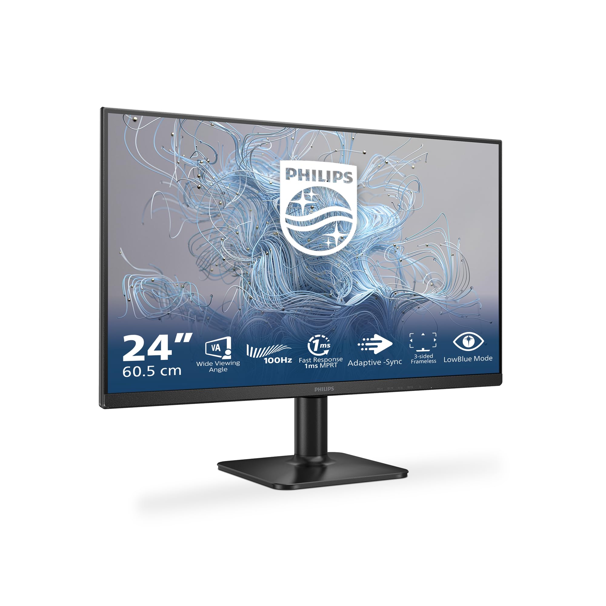 Philips Philips 24E2N1100LB - 24 inch Full HD monitor, adaptive image synchronization (1920x1080, 100 Hz, 1x D-Sub, 1x HDMI 1.4) black