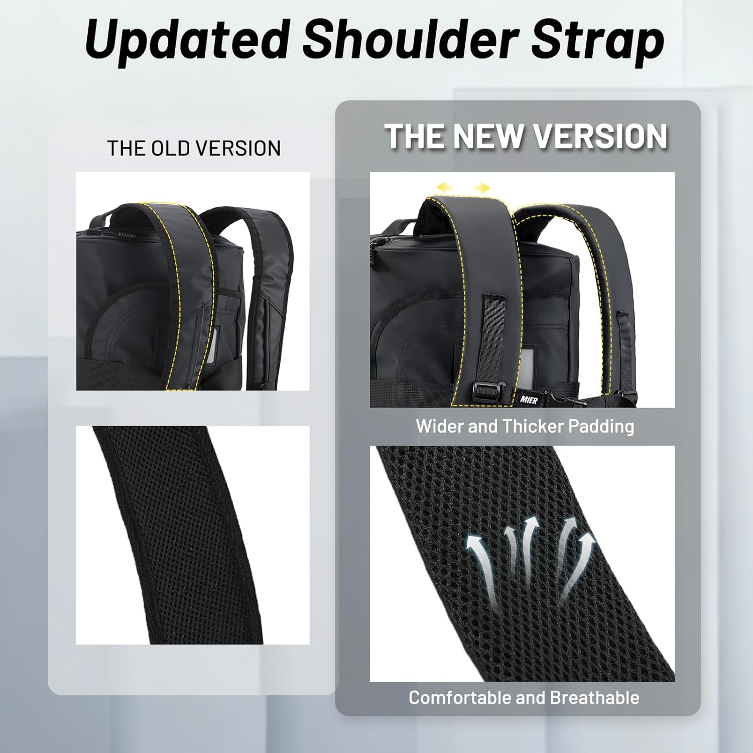 MIER Water Resistant Backpack Duffle Heavy Duty Convertible Duffle Bag with Backpack Straps for Gym, Sports, Travel