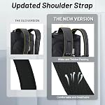 MIER Water Resistant Backpack Duffle Heavy Duty Convertible Duffle Bag with Backpack Straps for Gym, Sports, Travel, Black, 60L | Heavy-Duty; Inner Zipper Pockets; Suit for Travel Gym Camping Sports Weekend Getaways; Convertible with Backpack Straps