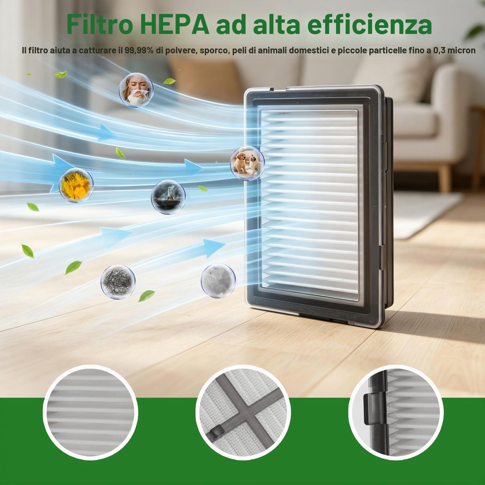 Ricambi per robot aspirapolvere iRobot Roomba Max 705 Combo/706 Combo Accessori 22 pezzi 2 set di spazzole a rullo, 4 filtri, 6 spazzole laterali, 2 mop a rullo, 4 sacchetti