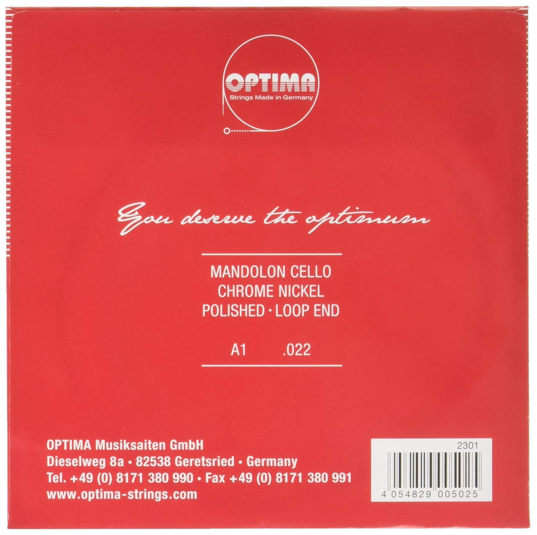 (未使用･未開封品)　オプティマ(OPTIMA)マンドセロ弦 レッド1A(2本入)  No.2301 v1yptgt Amazon.co.jp: オプティマ(OPTIMA)マンドセロ弦 レッド1A(2本入) No