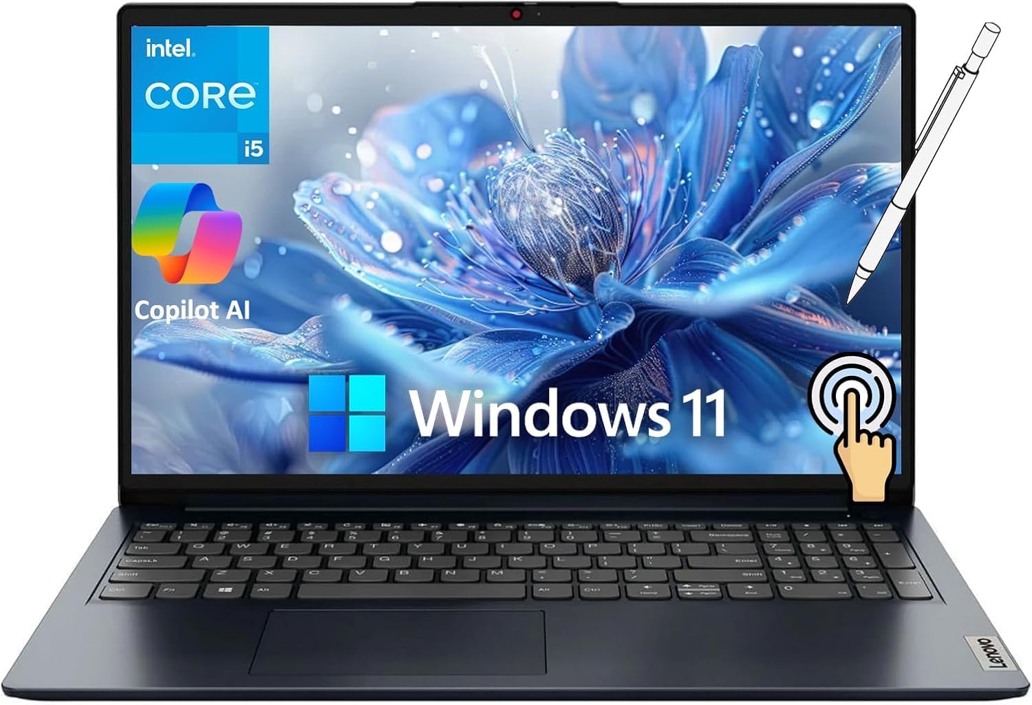 Lenovo IdeaPad 1i Laptop, 15.6″ FHD Touchscreen, Intel Core i5-1335U, 16GB RAM, …