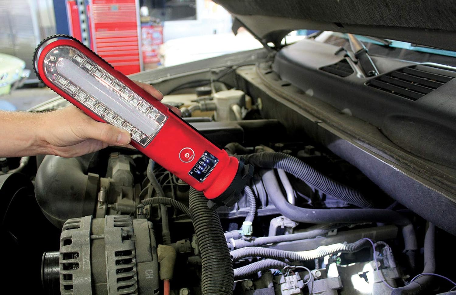 Clore Automotive LNC7480 12V Lithium Jump Starter/Work Light/LED Flare