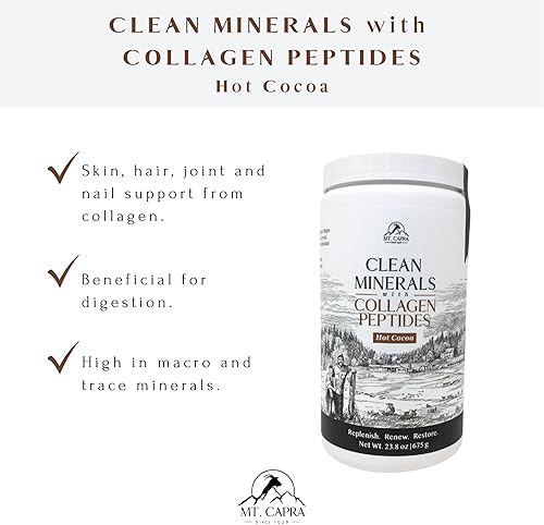 Miniatura 8 de Mt. Capra Proteína de vainilla de suero de cabra + minerales limpios de cacao caliente con colágeno