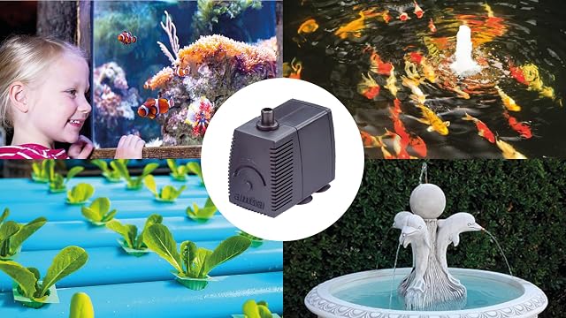 Foto 5 de 6 de Amtra Stream - Bomba Sumergible Para Acuario, Silenciosa, Con Caudal De Agua Regulable, 700 L/H - 7,0 W