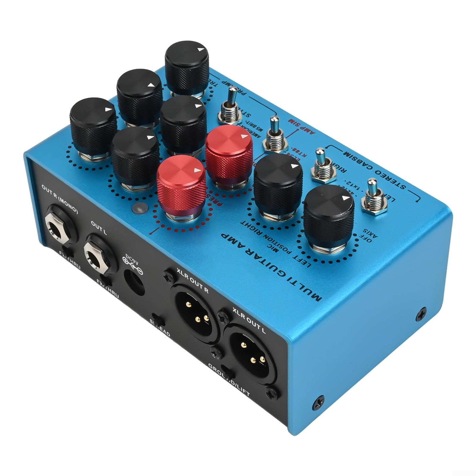 Pedal Guitarra Metal Simulador Cabina Micrófono Realista