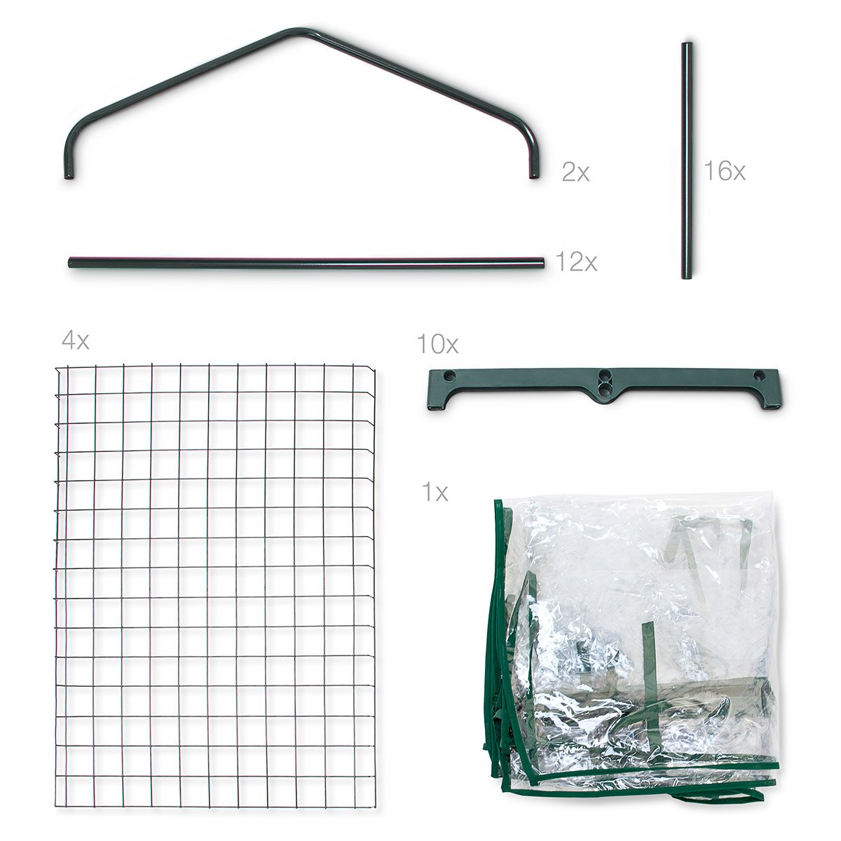 Relaxdays Serra Vivaio per Giardinaggio, 4 Ripiani, HLP 156x70x50 cm, Accessorio Giardinaggio sul Balcone, Trasparente