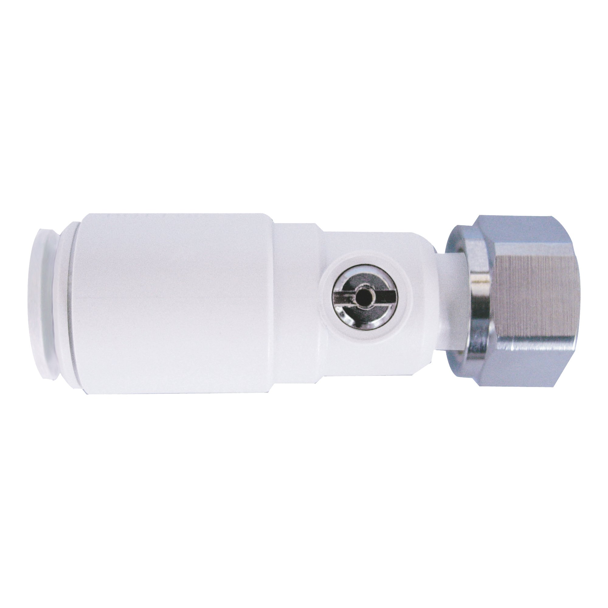 Jg Speedfit Straight Service Valve Tap Connector Plastic 15Mmx1/2" 15Svstc-W White Size 1