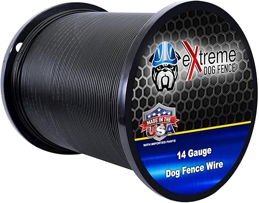 14 Gauge Heavy Duty Universally Compatible Dog Fence Wire for All Models of In-ground Electric Dog Fence Systems - 250 Ft
