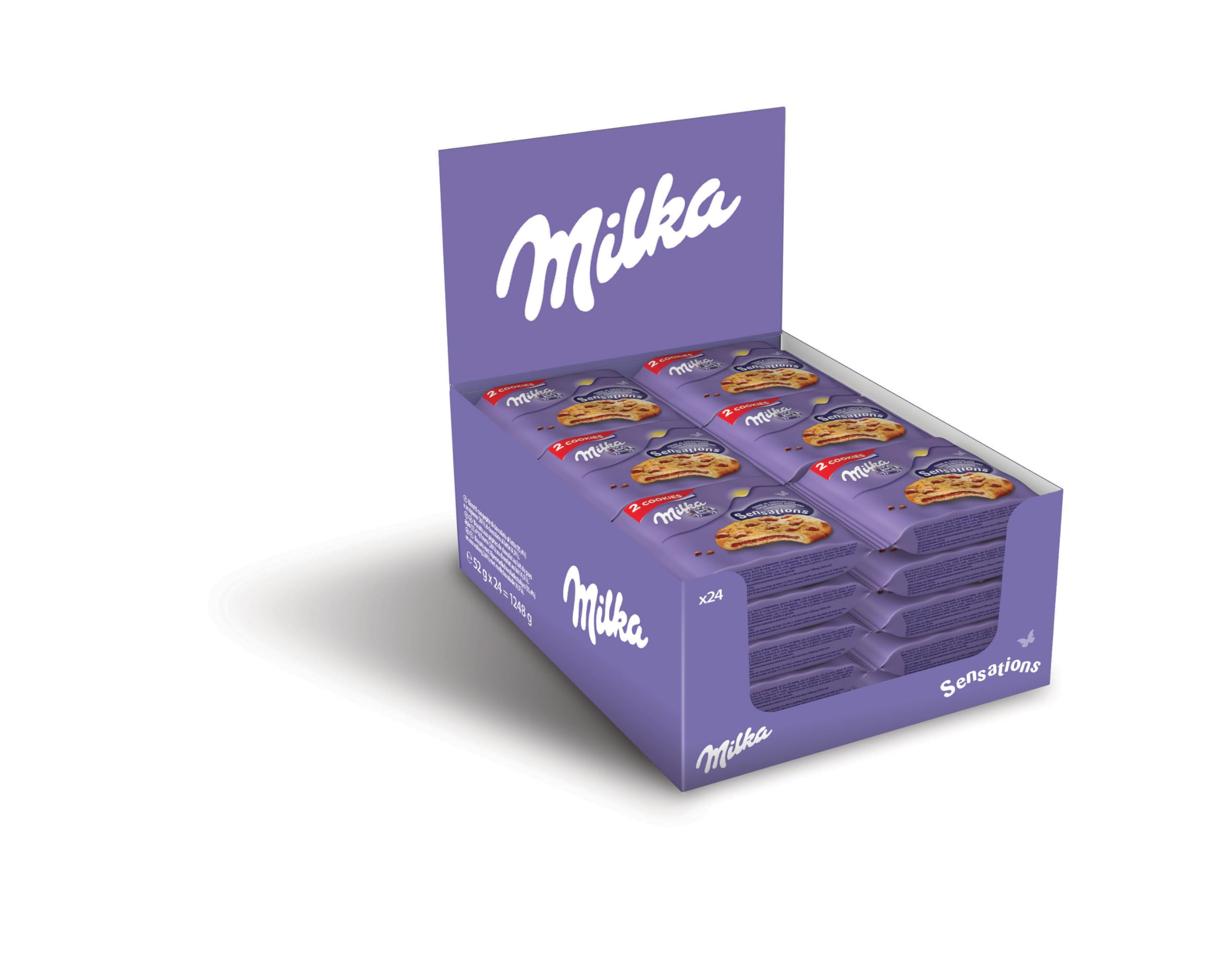Milka Sensations - Ciasteczko - 24 x 52 gram