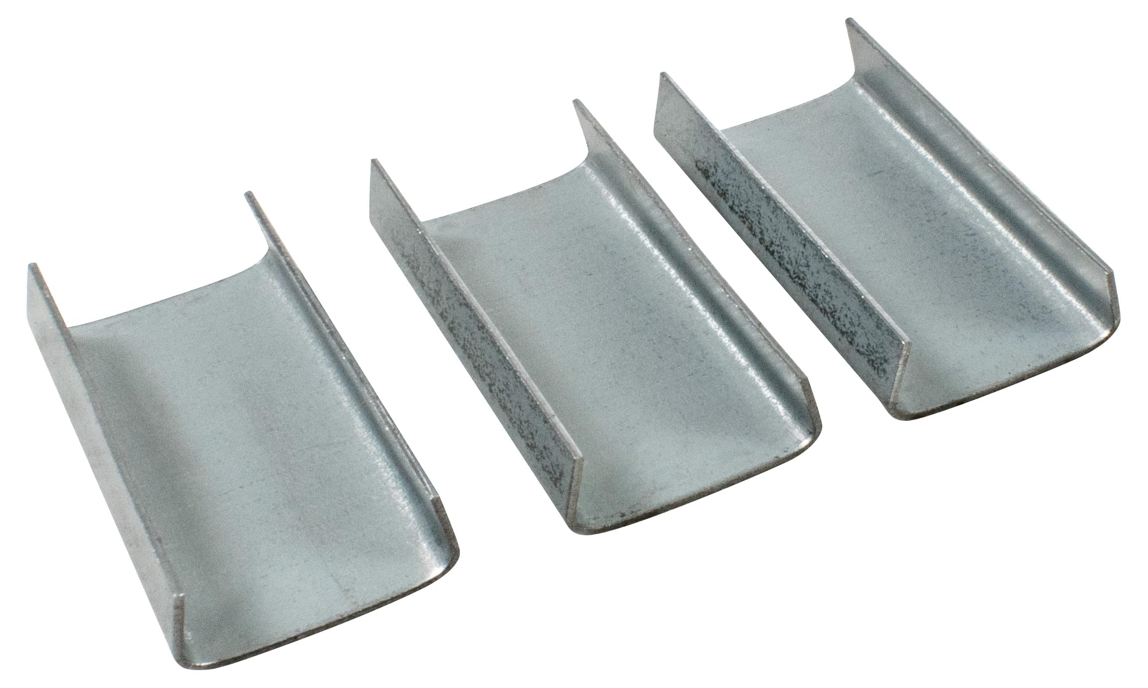 Open Seals for Steel Strapping - Box of 1,000 - Snap-On Metal Banding Clips - Made in USA (5/8