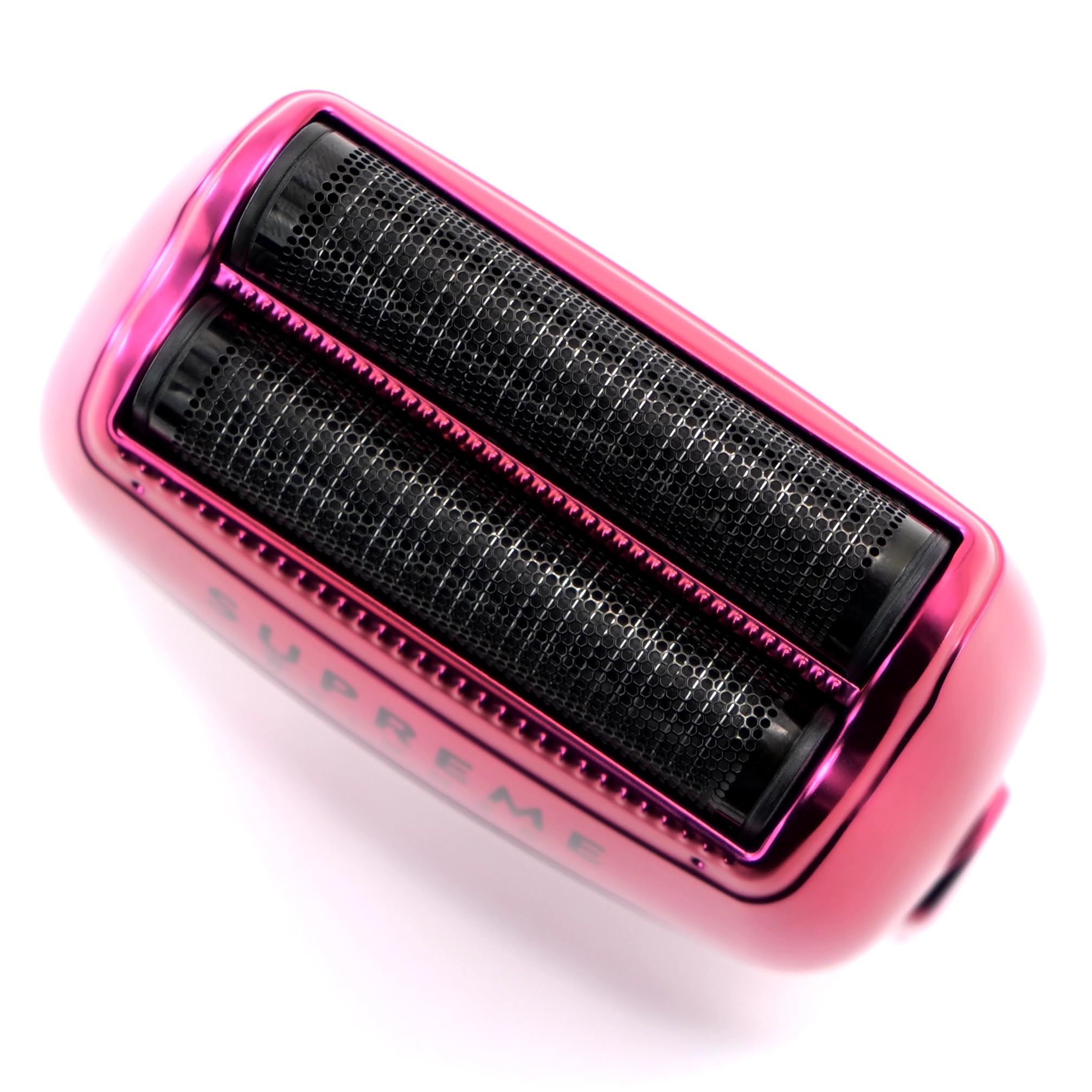 Supreme Trimmer STF602 Elektrorasierer für Herren, Nass-/Trockenrasierer für Herren, Schwarz – Crunch (Rosa)
