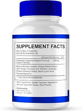 Neuro Clean Capsules, Official Neuro Clean Brain & Memory Supplement Pills, Advanced Nootropic Pills for Brain Health Support, All Natural NeuroClean Cognitive Health & Function Reviews (2 Pack)