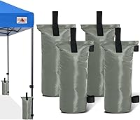 Vista 15 de ABCCANOPY Juego de Pesos para Toldo de 4-120 LBS Bolsas de Arena para Carpa Emergente, Bolsas de Peso para Gazebo al Aire Libre, Trampolín, Pérgola