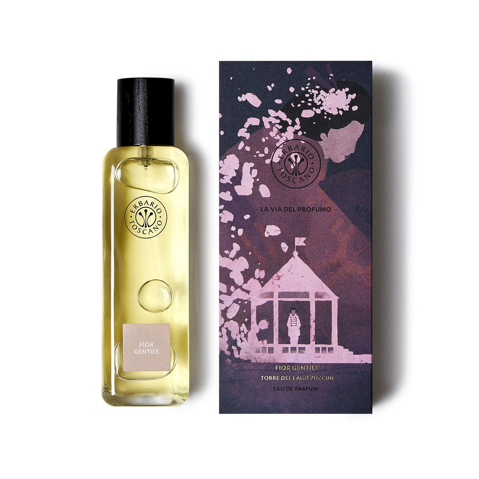 Erbario Toscano, Woda perfumowana, droga perfum, delikatny zapach kwiatowy, zapach 100 ml, zrównoważone opakowanie, wyprodukowane z Tuscany, wyprodukowano we Włoszech