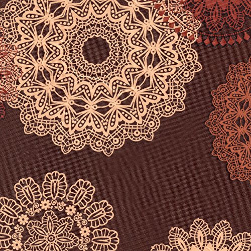 Covers For The Home Flannel Backed Vinyl Fitted Tablecloth Oval Medallion by Covers For The Home - Used condition - Image 9