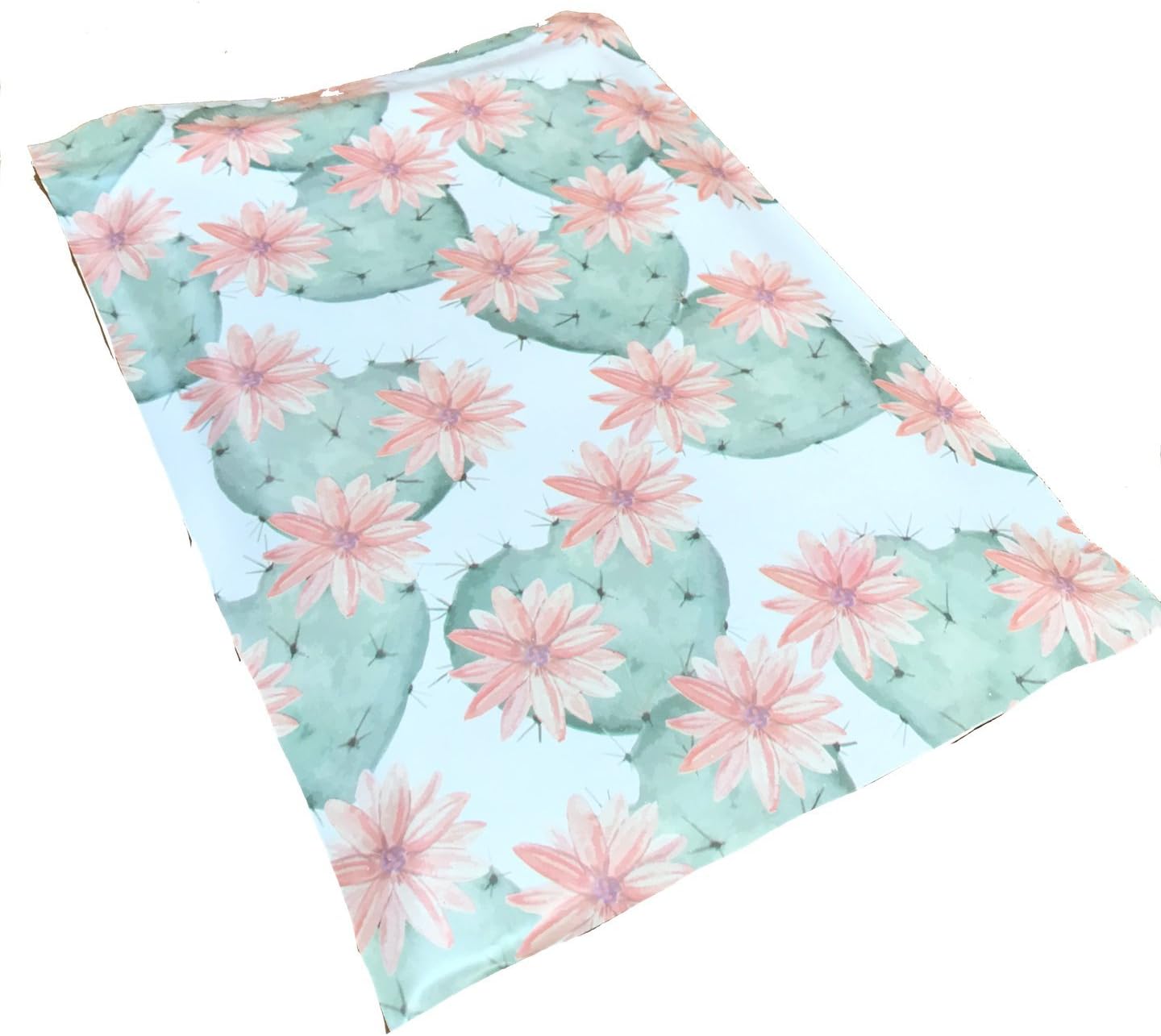 Poly Mailers Flowering Cactus Designer Mailers Custom Boutique Shipping Bags Plastic Shipping Envelopes #SmileMail (100 10x13)