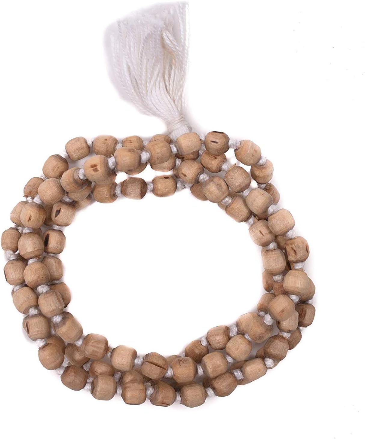 Tulsi Mala with Orange Thread (Original) 108 Beads Handmade mala