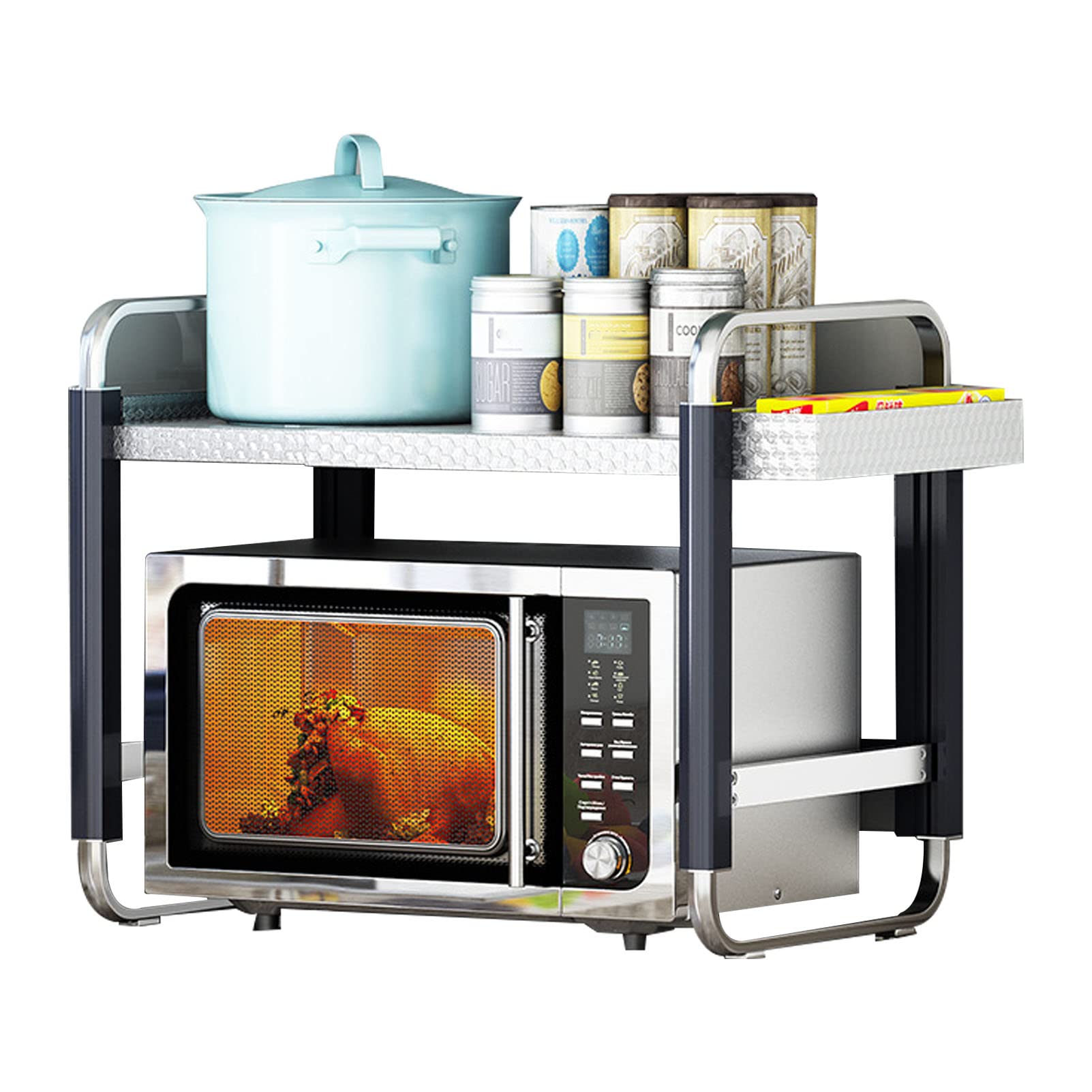 Support de rangement extensible pour micro-ondes et grille-pain