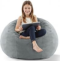 Vista 25 de HABUTWAY Silla Puf de 3 Pies de Terciopelo Lujoso de Piel Ultra Suave con Espuma Viscoelástica de Alto Rebote, Sillas Puf para Adultos, Sofá