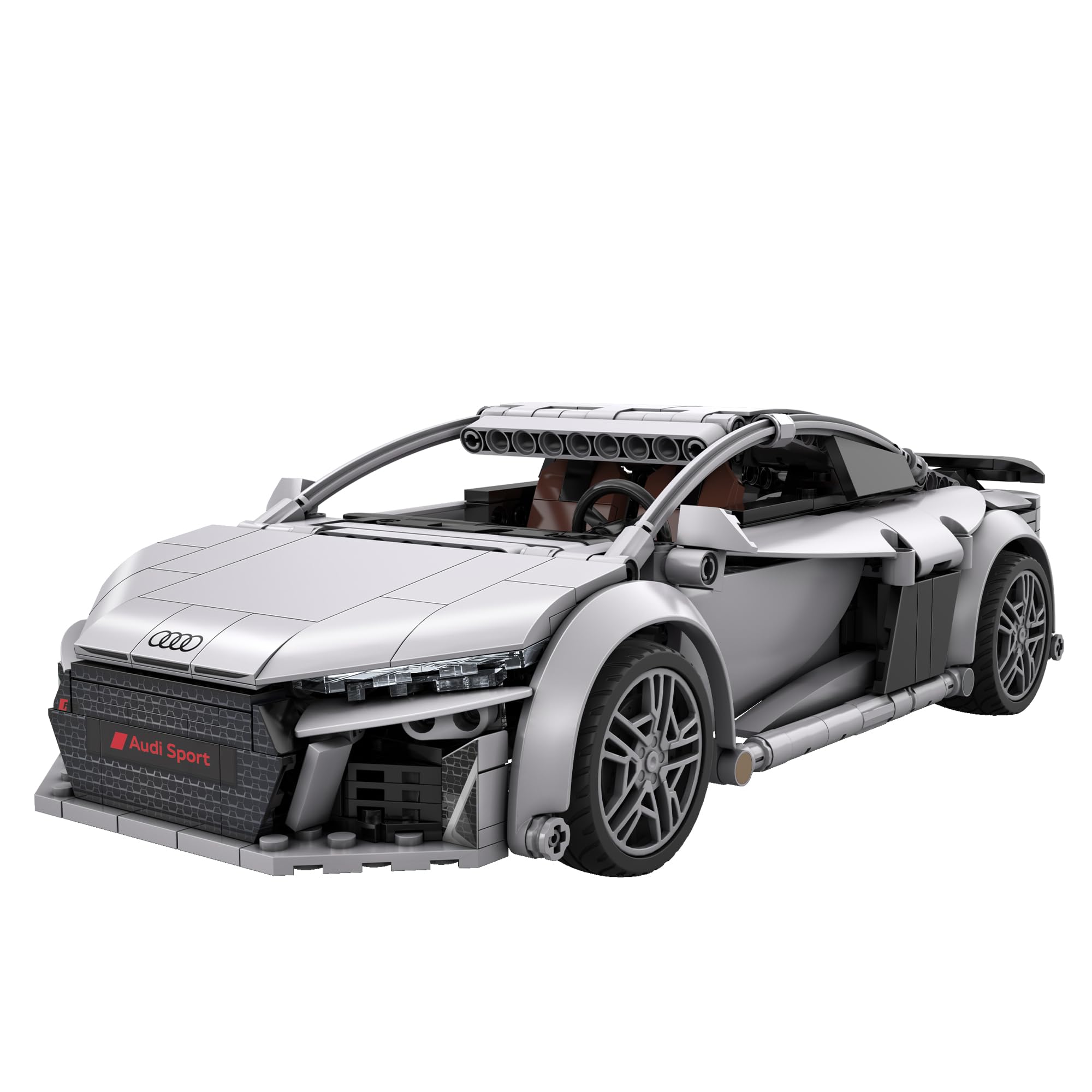Cada - Audi R8 Coupé - 536 Piezas - Coche Deportivo a Escala 1:14 - App+RC - (DeQuBe 927DE57012)
