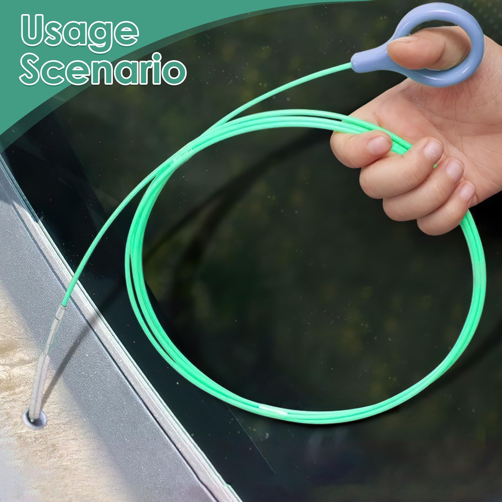 2 Spazzole Flessibili Per Pulizia Frigorifero E Tubi - Lunghezza 150cm, Testina 6cm, Sblocca Scarichi Stretti - Foto 13