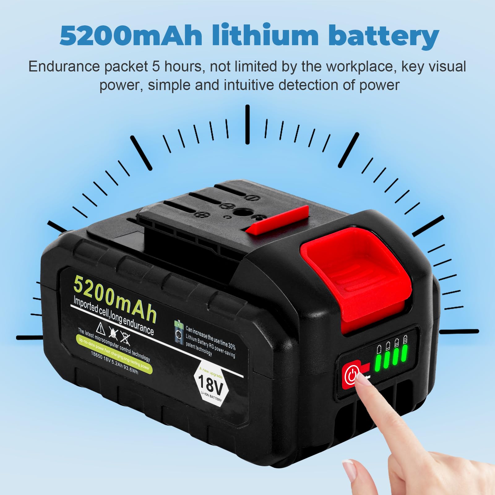 MXBAOHENG Cucitrice per sacchetti a velocità regolabile con 2 batterie 18 V 5200mAh Macchina per Cucire per Sacchetti di Borsa a batteria per Sacchi di Juta/Riso/Mangimi/Tela/Carta Kraft/Intrecciato
