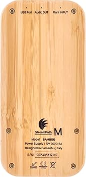 Music of the Plants Bamboo M. Portable bamboo wood unit with