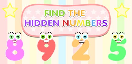 Find The Hidden Numbers – Fun 0-9 Number Learning Game for Toddlers and Young Children