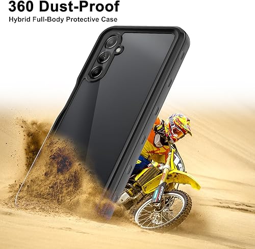 Miniatura 5 de Funda impermeable para teléfono Samsung Galaxy A14 5G, protector de pantalla con correa, protector de cuerpo completo, resistente a prueba de golpes