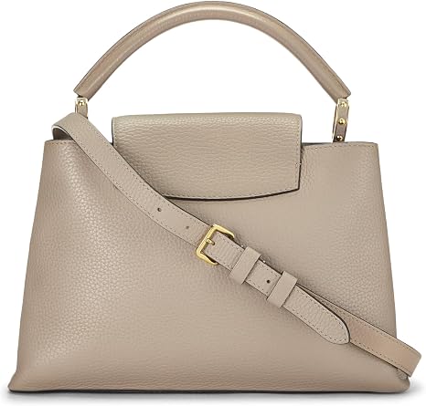 Pre-loved Grey Taurillon Capucines GM, Grey