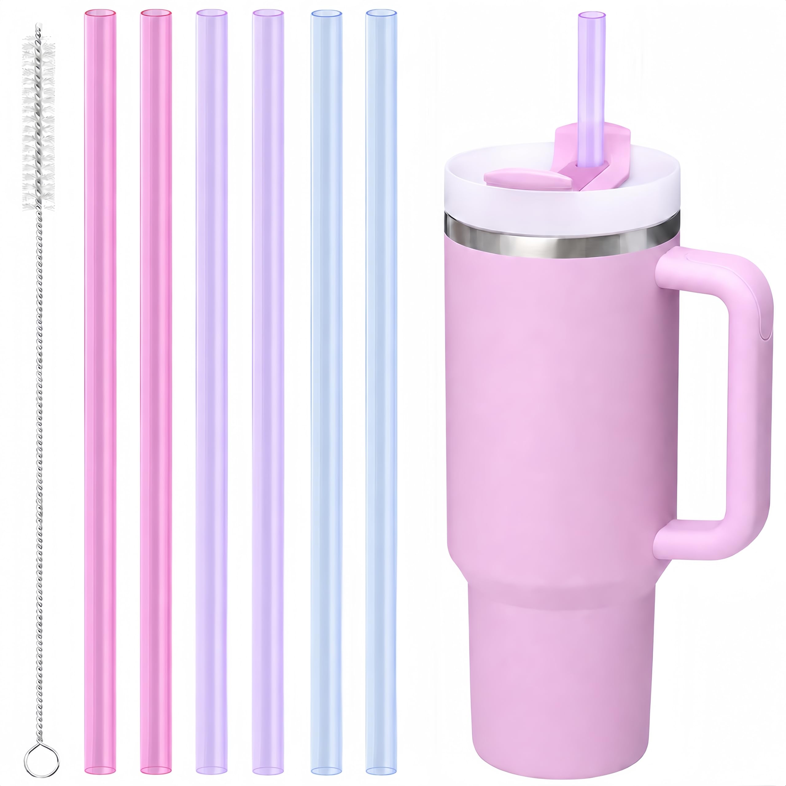 Joshey Replacement Straws for Stanley Quencher 30oz Tumbler, 6 Pack