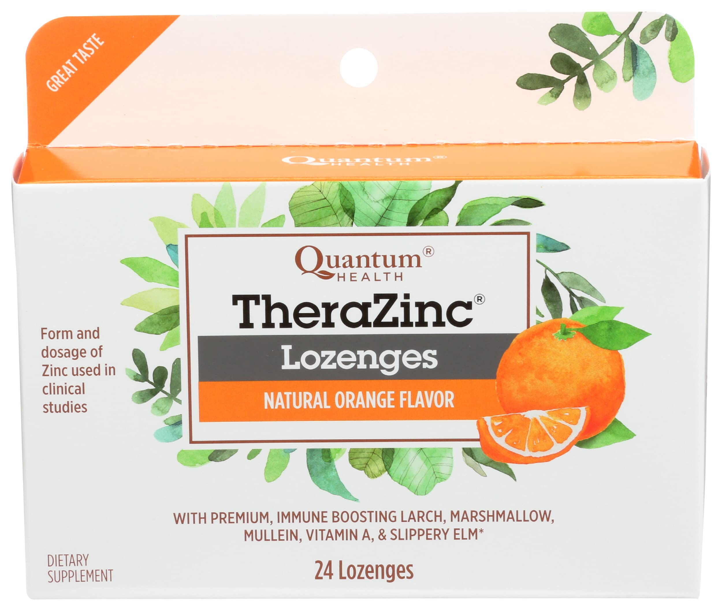 Quantum Health, Therazinc Orange Lozenges, 24 Count 1