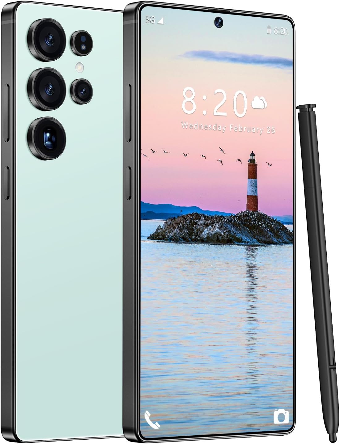 I25 U 5G Unlocked Phones A-8 (Cyan)