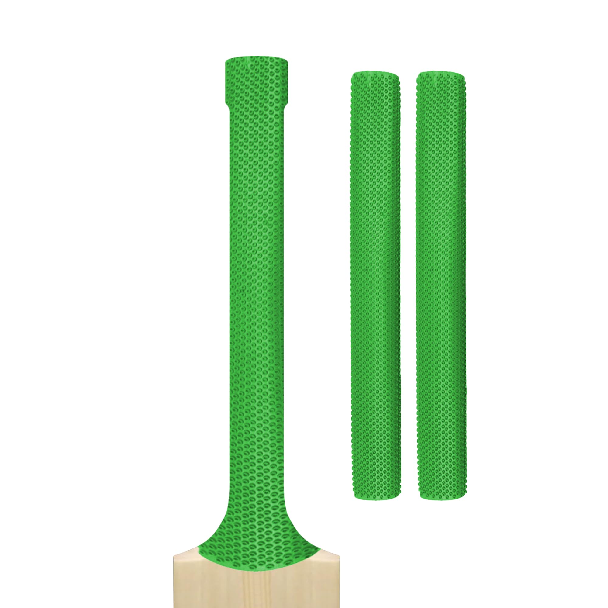 Cricket Bat Grips – Premium Rubber Cricket Bat Grip Tape for Maximum Hold & Shock Absorption | 4 Styles | Multi-Color | Pack of 2| Durable Bat Grips Cricket (2, Green, Octopus)
