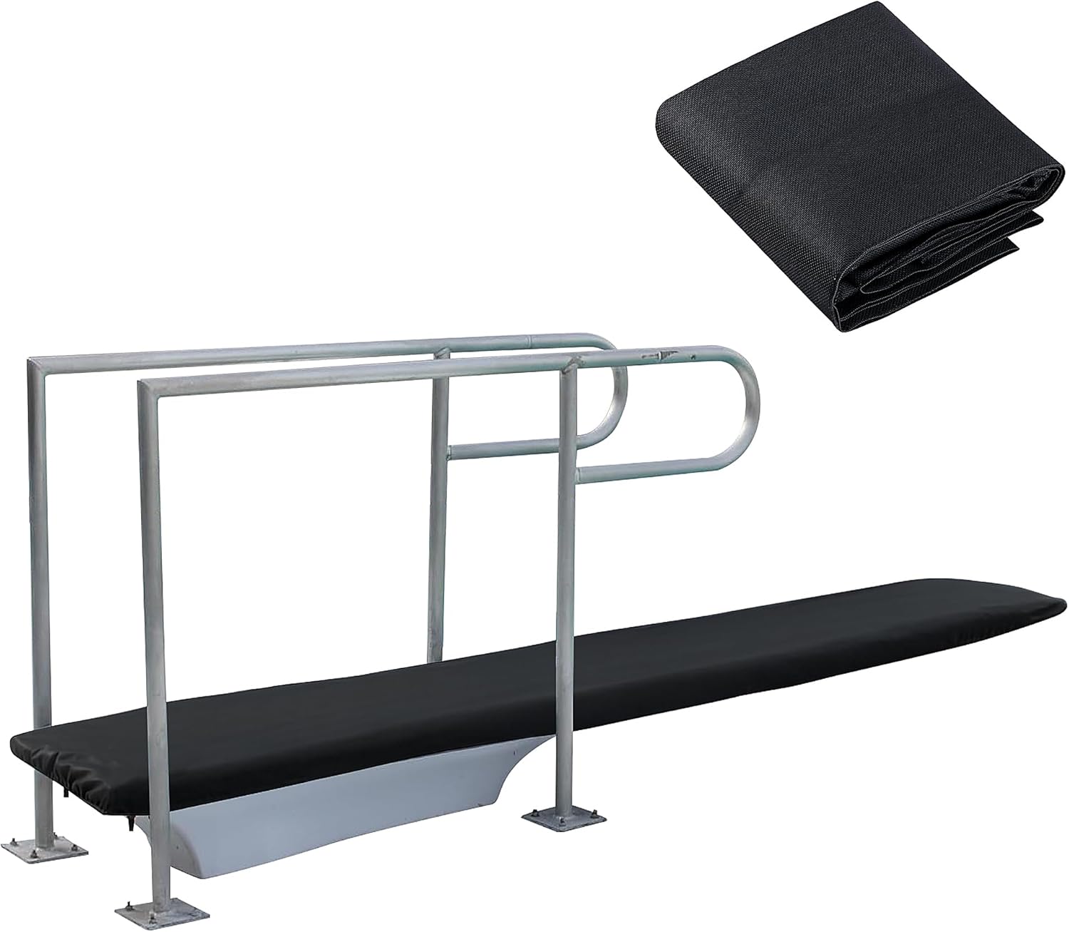 Adnee 8 Ft Pool Diving Board Cover,600D Oxford Weatherproof Diving Board Cover,UV Resistance Diving Board Protective Cover for Summer Winter Outdoor Climatic Dust Prevention