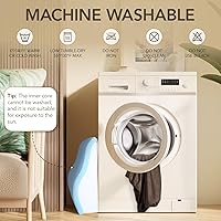 Vista 8 de SofGlowly Almohada de apoyo lumbar para reclinable, cojín grande de espuma viscoelástica para respaldo de sofá y silla de juegos, almohada Café