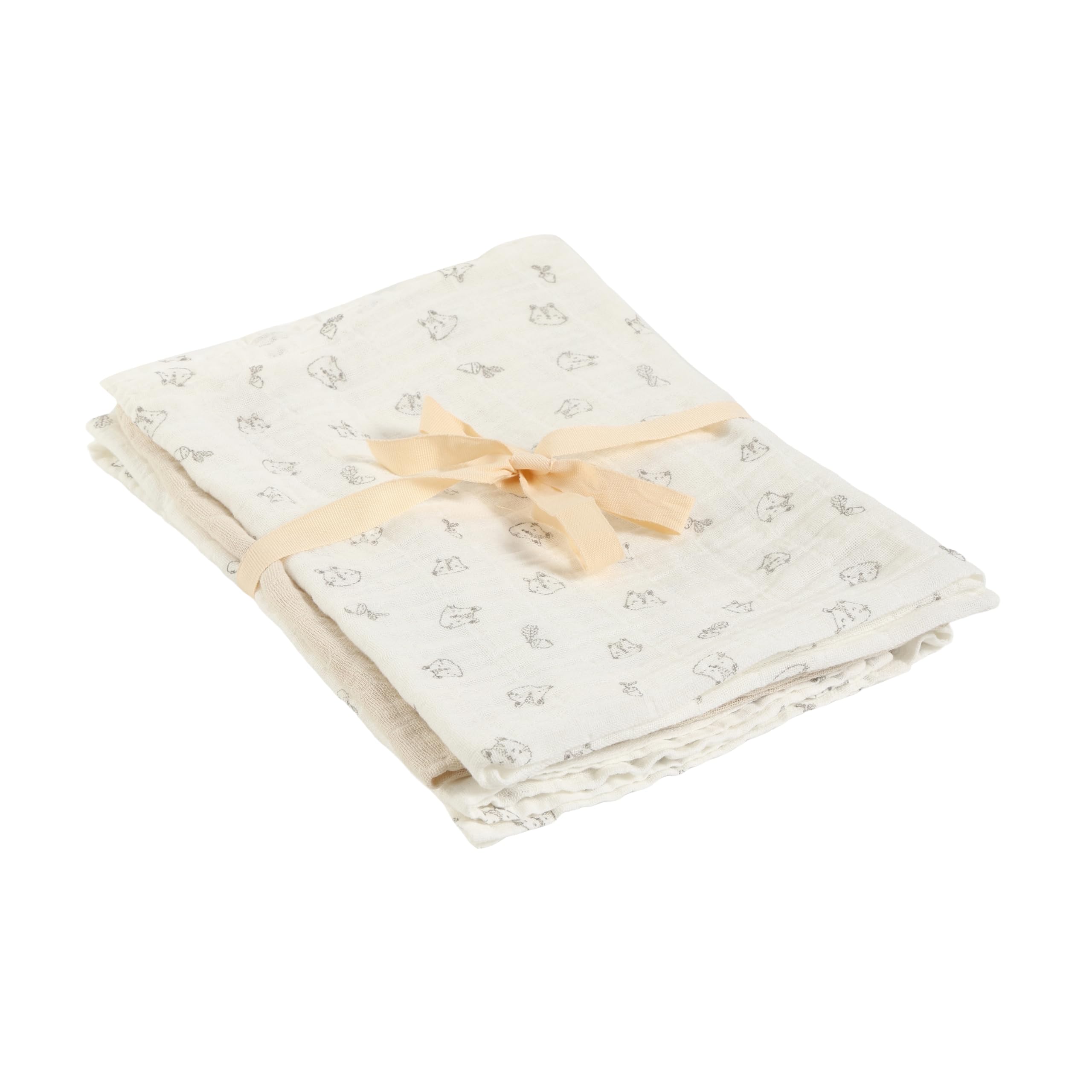Pippi Cloth Muslin (3-pack), Grey, 65*65cm - Image 2