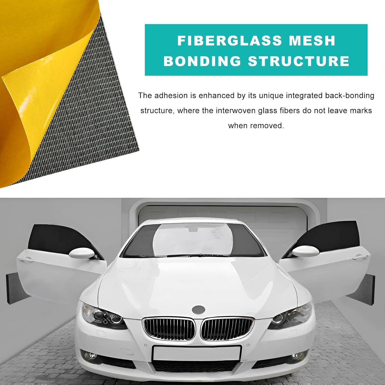 2 PCS Garage Wall Protector, 0.6" Thickness Anti-Collision Garage Wall Guards for Parking Assist, Waterproof EVA Foam Pad Self Adhesive Door Bumper Protector for Most Cars