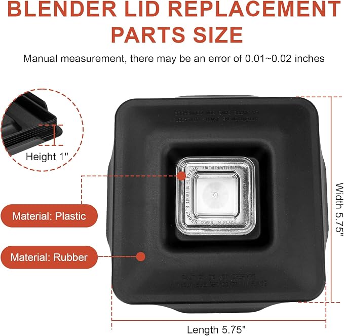 Tapa de repuesto para licuadora Blendtec WildSide+ y FourSide miniatura 2