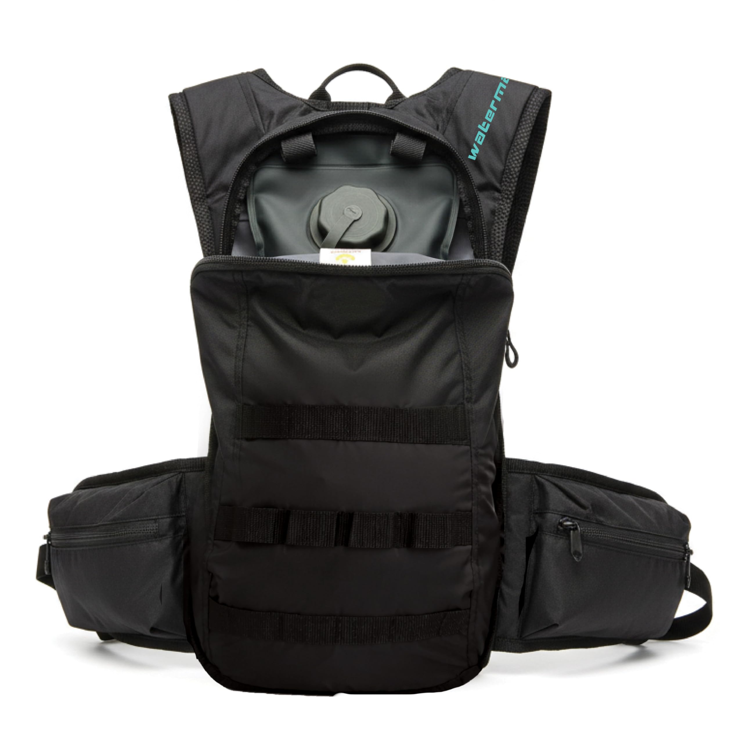 Motard Waterman H20 Hydration Tactical Backpack Black with 3L Hydration Bladder 4