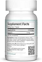 Vista 2 de Maxi Health Mel-O-Chew Mel-O-Chew Melatonina masticable Kosher extra fuerte, sabor a bayas (100 tabletas)