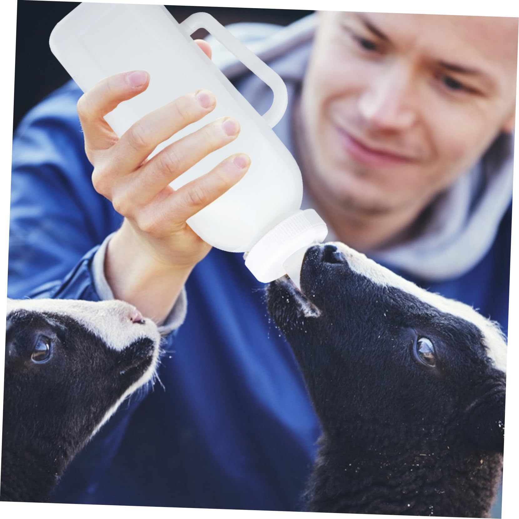 4piezas Botellas De Leche Para Terneros Biberones De Alimentación Para Mascotas Botellas Para Perros y Gatos Accesorios De Cuidado Animal